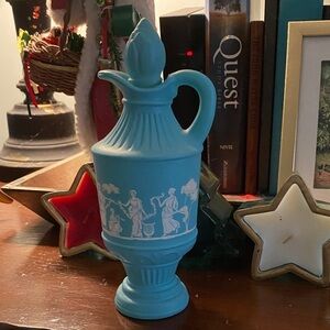 Vintage May 1979 Teal Decorative Base